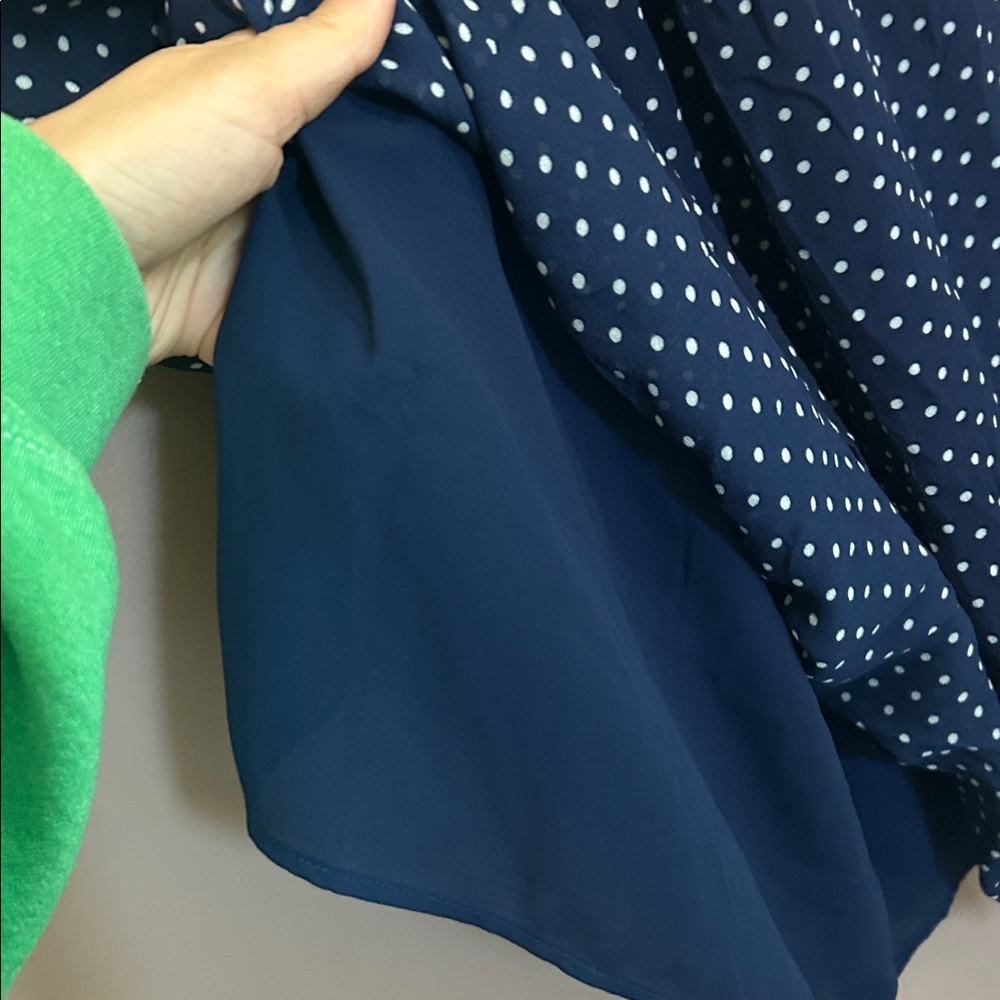 Hill House Navy Blue Polka Dot Cosima Dress - Picture 9 of 11